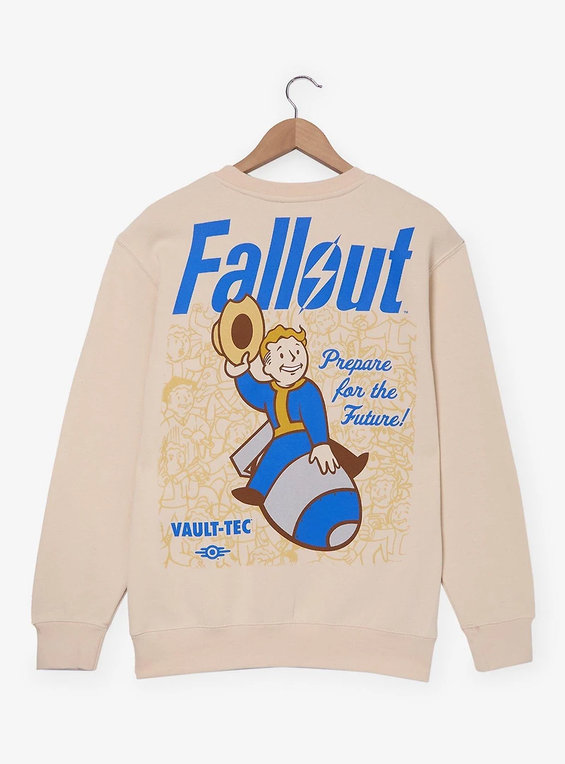 Fallout Vault-Tec Vault Boy Crewneck — BoxLunch Exclusive