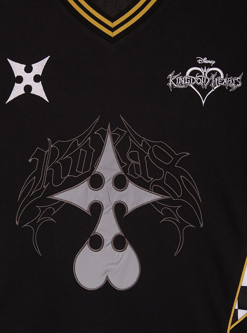 Disney Kingdom Hearts Dark Roxas Football Jersey - BoxLunch Exclusive