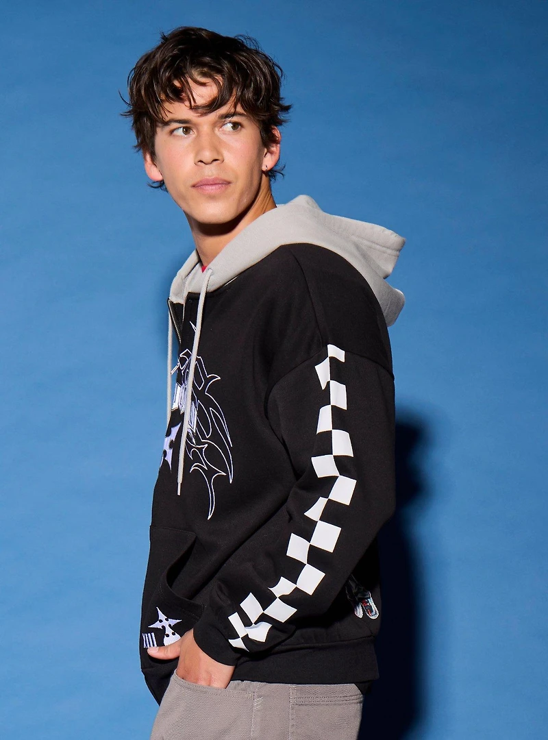 Disney Kingdom Hearts Roxas Nobody Zippered Hoodie - BoxLunch Exclusive