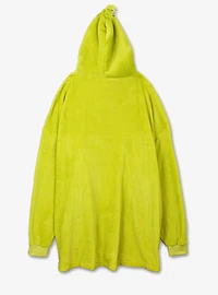 Dr. Seuss How The Grinch Stole Christmas Grinch Face Oversized Pullover Hoodie