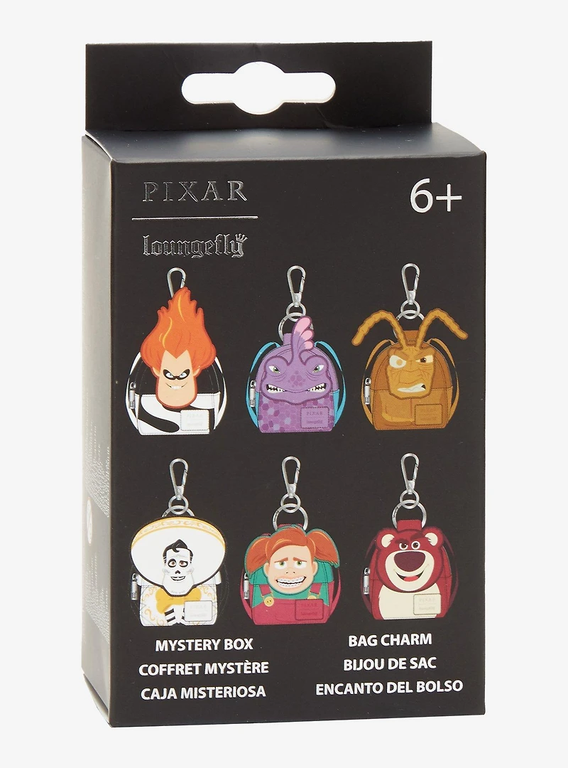 Loungefly Disney Pixar Villains Blind Box Mini Backpack Bag Charm