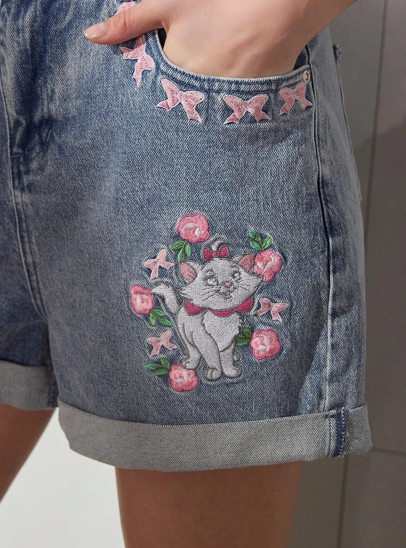 Disney The Aristocats Marie Floral High Waisted Women's Shorts - BoxLunch Exclusive