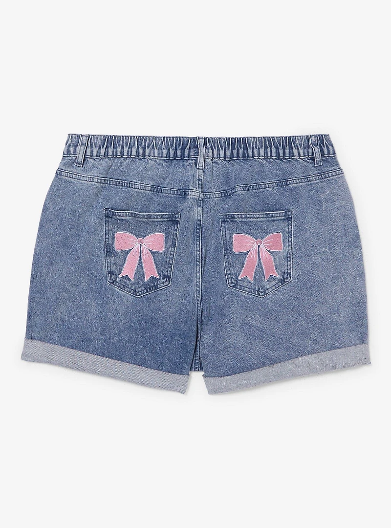 Disney The Aristocats Marie Floral High Waisted Women's Plus Shorts - BoxLunch Exclusive