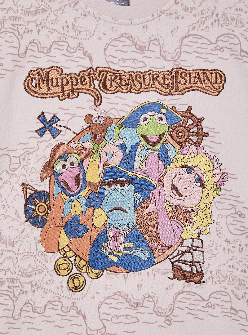 The Muppets Treasure Island Map Women's Crewneck - BoxLunch Exclusive