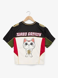 Dandadan Turbo Granny Women's Plus Cropped Football Jersey - BoxLunch Exclusive