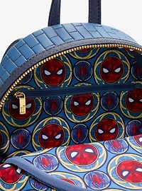 Loungefly Marvel Spider-Man Stained Glass Portrait Mini Backpack - BoxLunch Exclusive
