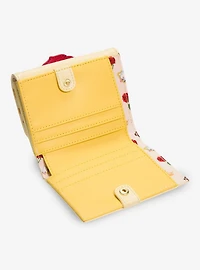 Loungefly Disney Beauty and The Beast Enchanted Rose Shimmer Wallet - BoxLunch Exclusive