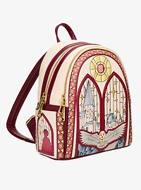 Loungefly Harry Potter Hedwig Stained Glass Window Mini Backpack - BoxLunch Exclusive