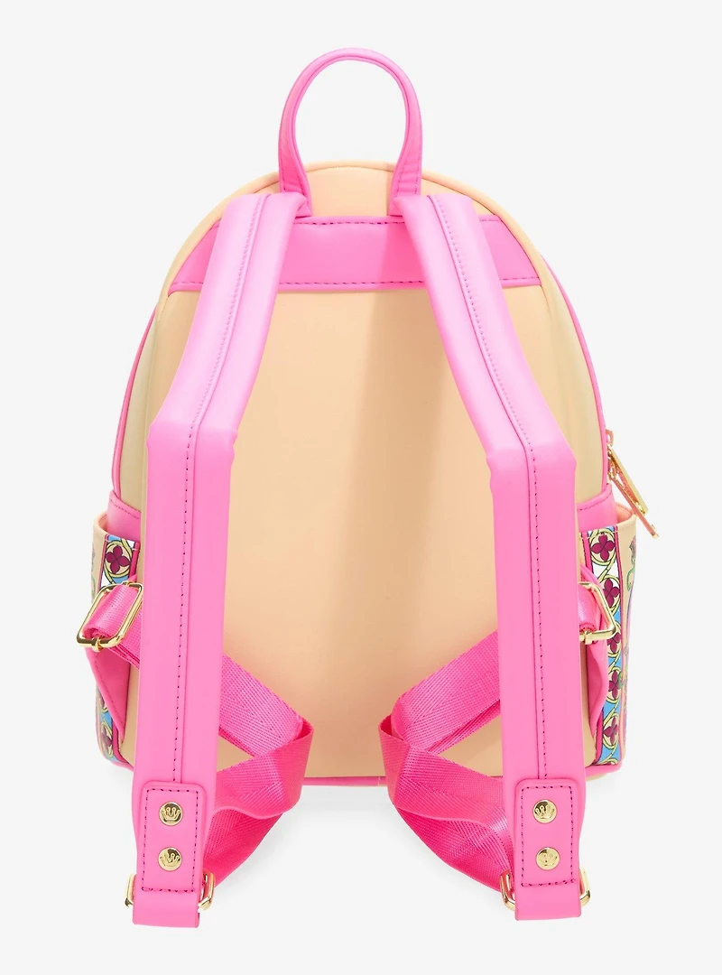 Loungefly Disney Sleeping Beauty Aurora Stained Glass Portrait Mini Backpack - BoxLunch Exclusive