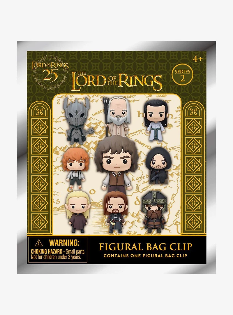The Lord of The Rings 25th Anniversary Series 2 Blind Bag Figural Bag Clip