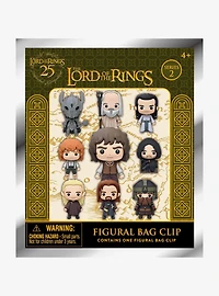 The Lord of The Rings 25th Anniversary Series 2 Blind Bag Figural Bag Clip