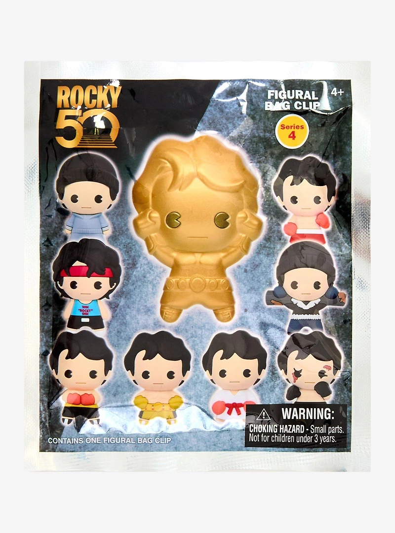 Rocky Series 4 Blind Bag Figural Bag Clip