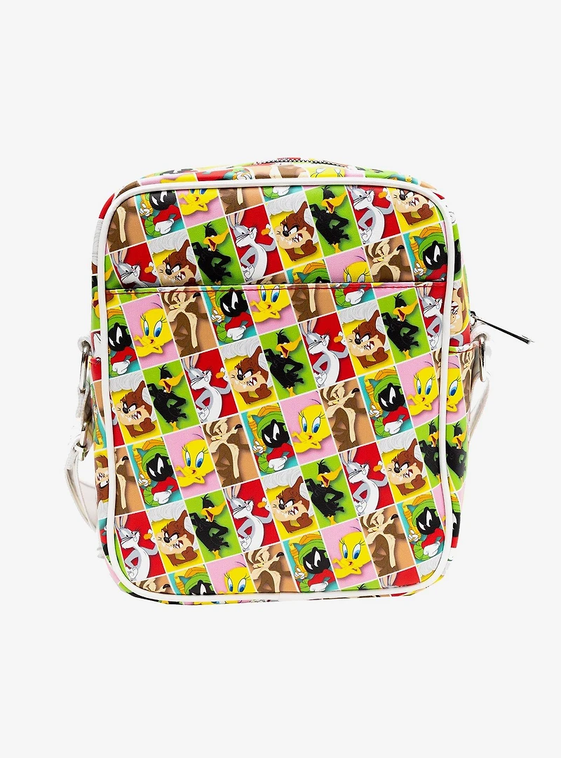 Looney Tunes Bullseye Group Pose and Character Block Poses Crossbody Bag