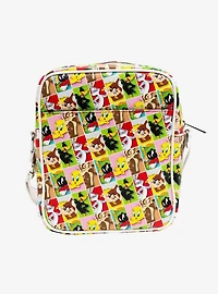 Looney Tunes Bullseye Group Pose and Character Block Poses Crossbody Bag