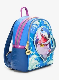 Loungefly Marvel Rivals Jeff the Land Shark Mini Backpack - BoxLunch Exclusive