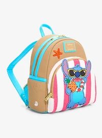 Loungefly Disney Lilo & Stitch Beach Towel Stitch Mini Backpack - BoxLunch Exclusive