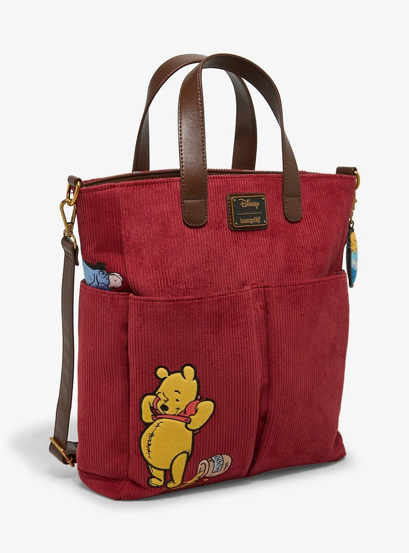Loungefly Disney Winnie the Pooh Corduroy Tote Bag - BoxLunch Exclusive