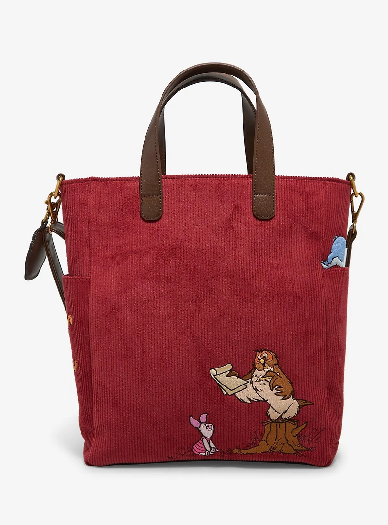 Loungefly Disney Winnie the Pooh Corduroy Tote Bag - BoxLunch Exclusive