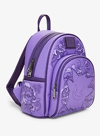 Loungefly Pokémon Gengar Purple Floral Mini Backpack - BoxLunch Exclusive