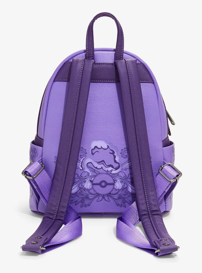 Loungefly Pokémon Gengar Purple Floral Mini Backpack - BoxLunch Exclusive