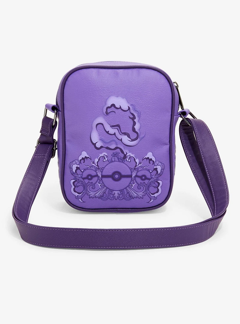 Loungefly Pokémon Haunter Purple Floral Crossbody Bag - BoxLunch Exclusive