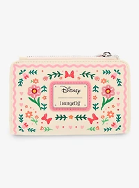 Loungefly Disney Minnie Mouse Floral Embroidered Wallet - BoxLunch Exclusive