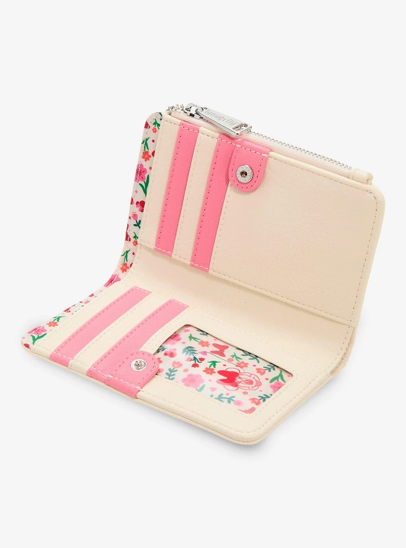 Loungefly Disney Minnie Mouse Floral Embroidered Wallet - BoxLunch Exclusive