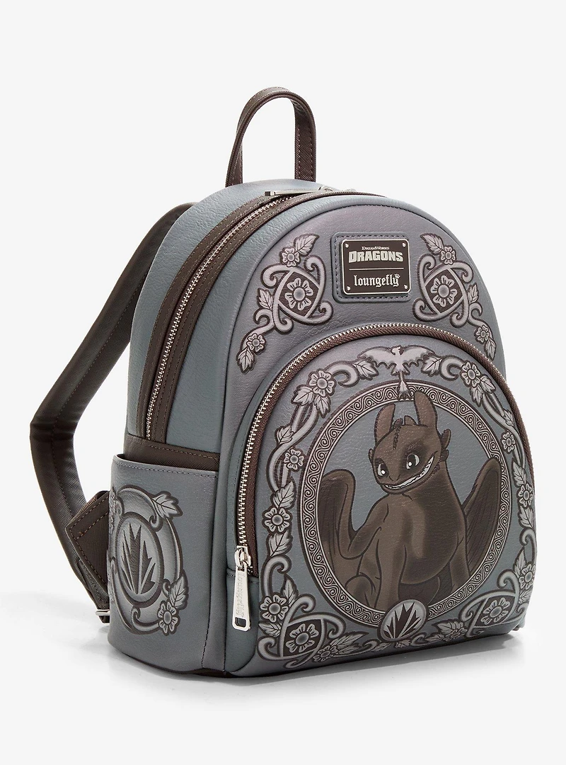 Loungefly DreamWorks How To Train Your Dragon Toothless Portrait Mini Backpack - BoxLunch Exclusive