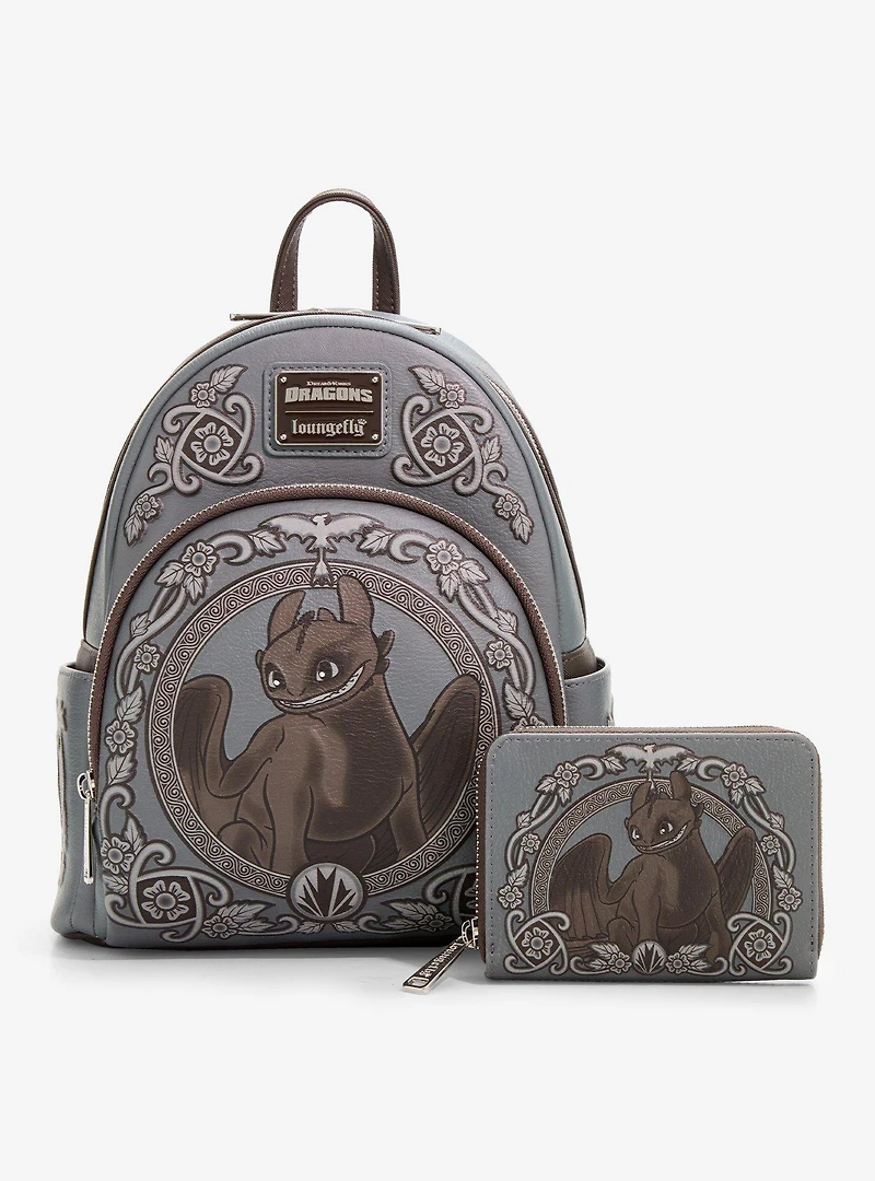Loungefly DreamWorks How To Train Your Dragon Toothless Portrait Mini Backpack - BoxLunch Exclusive