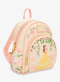 Loungefly Disney Beauty and The Beast Quilted Belle Mini Backpack - BoxLunch Exclusive