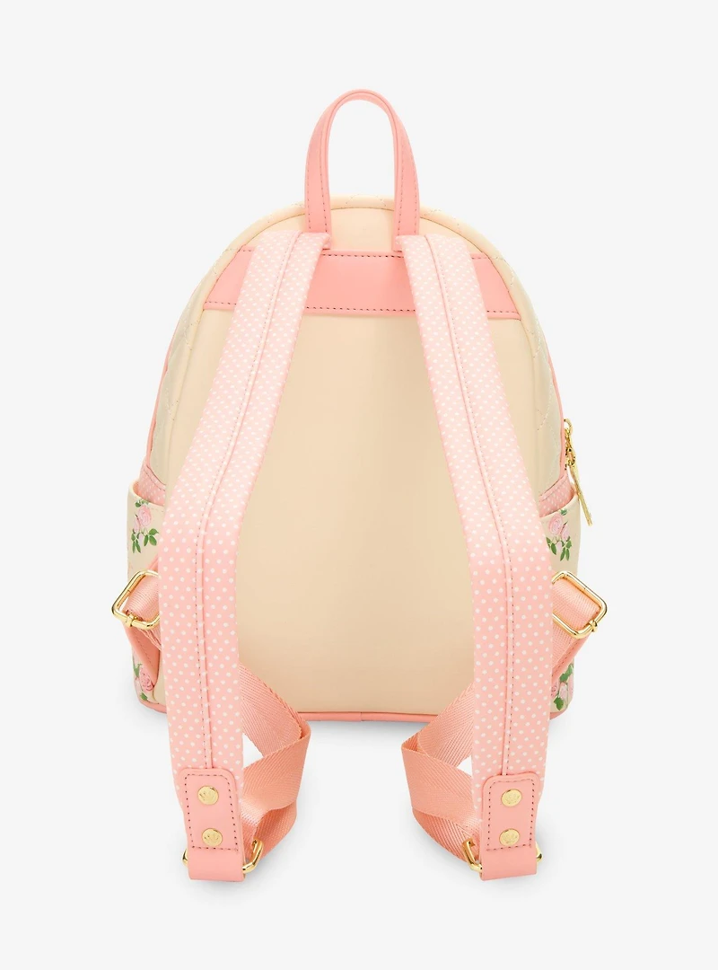 Loungefly Disney Beauty and The Beast Quilted Belle Mini Backpack - BoxLunch Exclusive