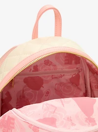 Loungefly Disney Beauty and The Beast Quilted Belle Mini Backpack - BoxLunch Exclusive