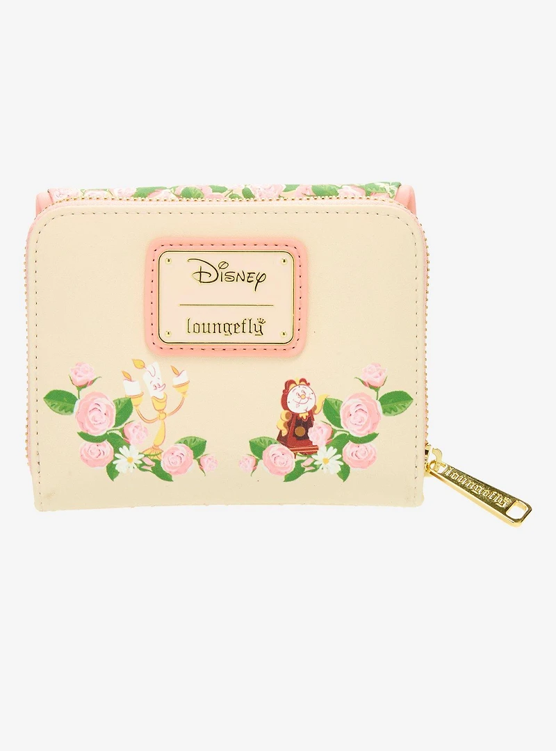 Loungefly Disney Beauty and The Beast Quilted Belle Wallet - BoxLunch Exclusive