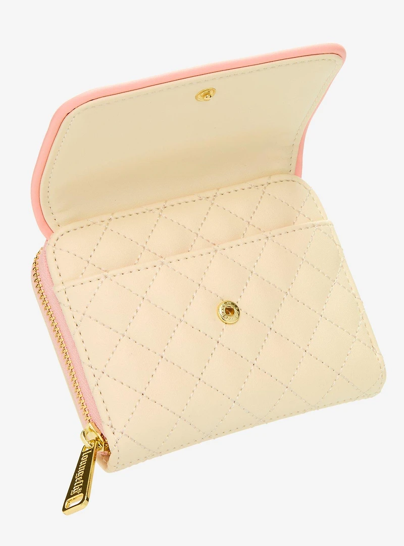 Loungefly Disney Beauty and The Beast Quilted Belle Wallet - BoxLunch Exclusive