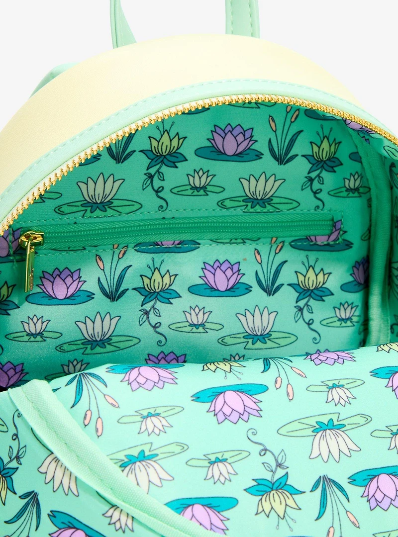 Loungefly Disney The Princess and the Frog Tiana Pond Flowers Mini Backpack - BoxLunch Exclusive