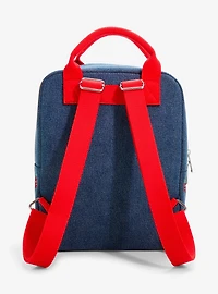 Loungefly Marvel Spider-Man Cherries Denim Mini Backpack - BoxLunch Exclusive