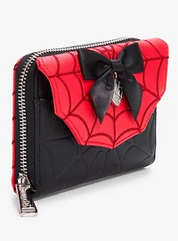 Loungefly Marvel Spider-Man Web Bow Wallet - BoxLunch Exclusive