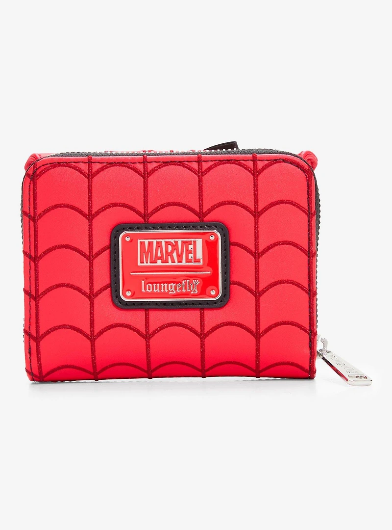 Loungefly Marvel Spider-Man Web Bow Wallet - BoxLunch Exclusive