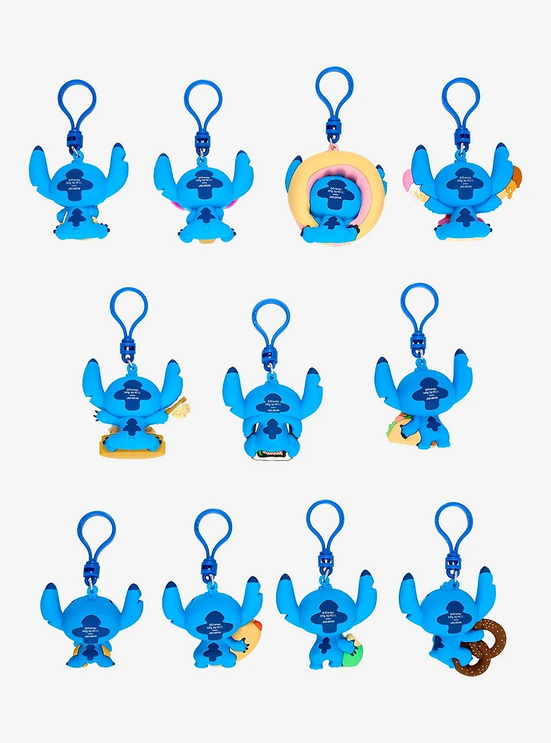 Disney Lilo & Stitch Food Stitch Series 8 Blind Bag Figural Bag Clip