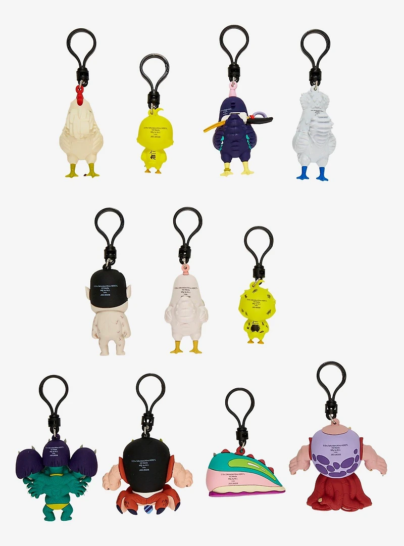 Rooster Fighter Series 1 Blind Bag Figural Bag Clip