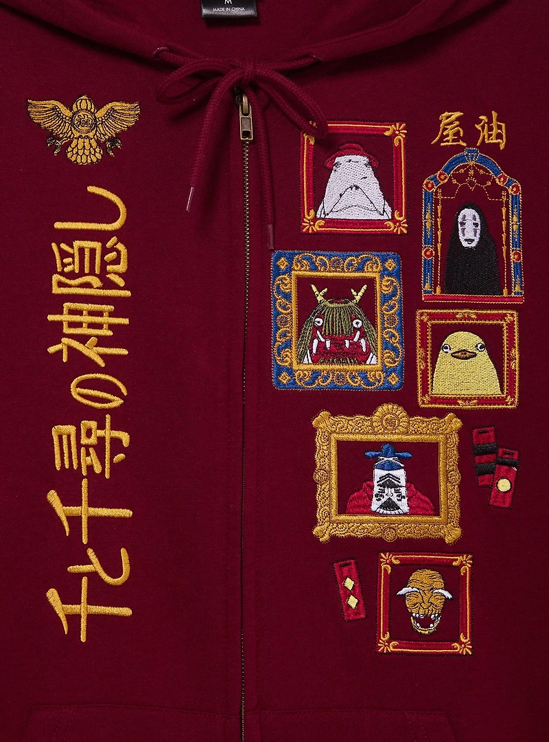 Studio Ghibli® Spirited Away Character Frames Zippered Hoodie - BoxLunch Exclusive