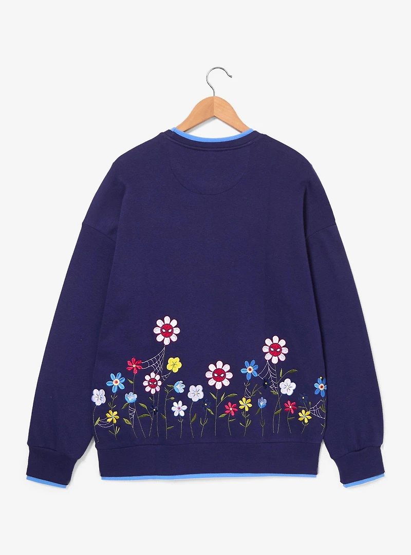Marvel Spider-Man Floral Garden Crewneck — BoxLunch Exclusive