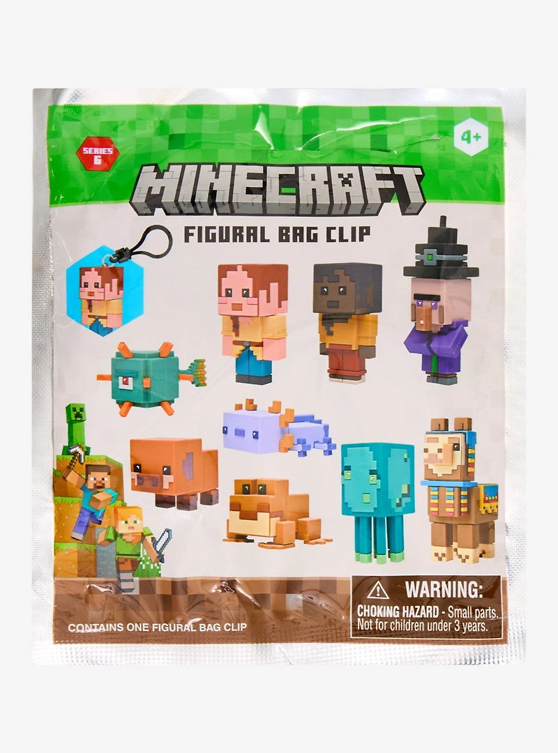 Minecraft Series 6 Blind Bag Figural Bag Clip
