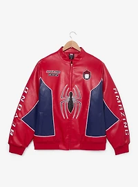 Marvel Spider-Man Faux Leather Moto Jacket - BoxLunch Exclusive