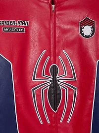 Marvel Spider-Man Faux Leather Moto Jacket - BoxLunch Exclusive