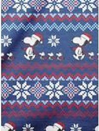 Peanuts Snoopy Fair Isle Womens Pajama Set