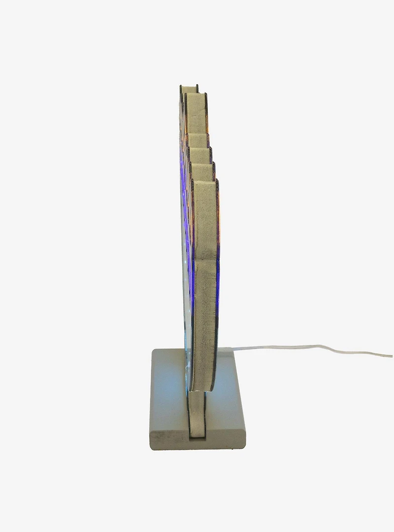 9.84-Inch Menorah Infinity Light