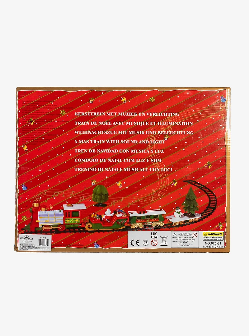 Battery Operated Musical Santa Train Table Piece