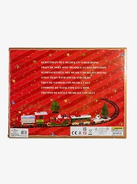 Battery Operated Musical Santa Train Table Piece