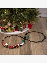 Battery Operated Musical Santa Train Table Piece